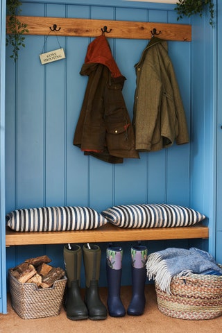 Farmhouse entrance to The Fish Hotel
