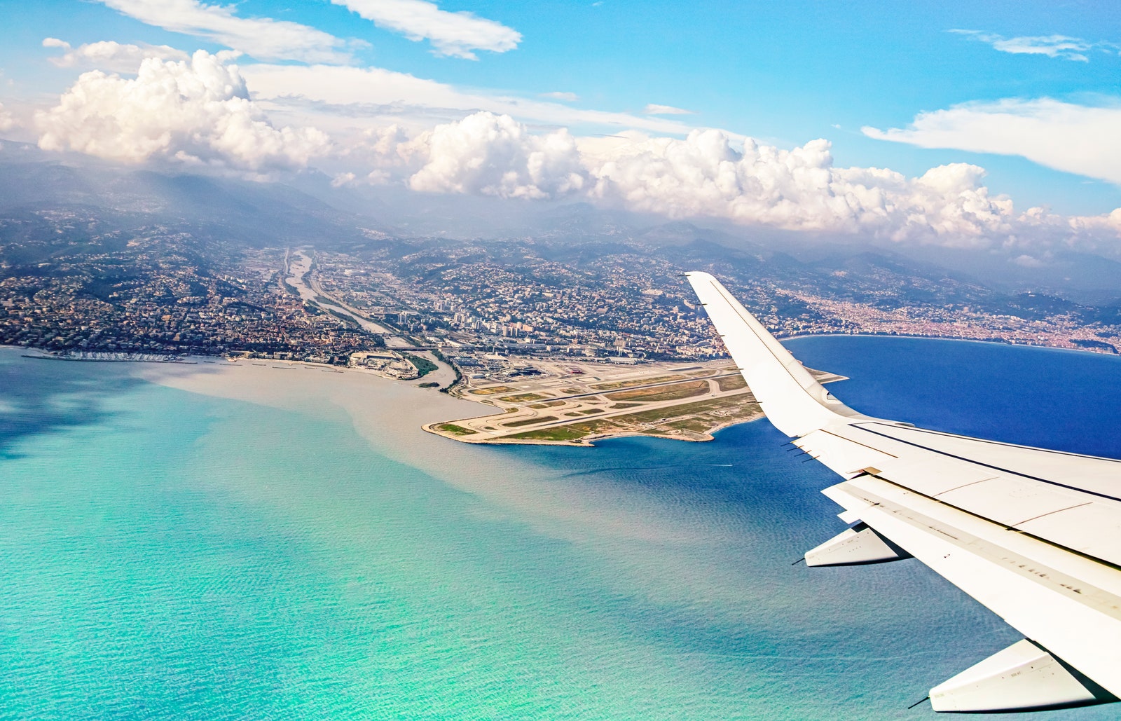 Nice city airport French Riviera
